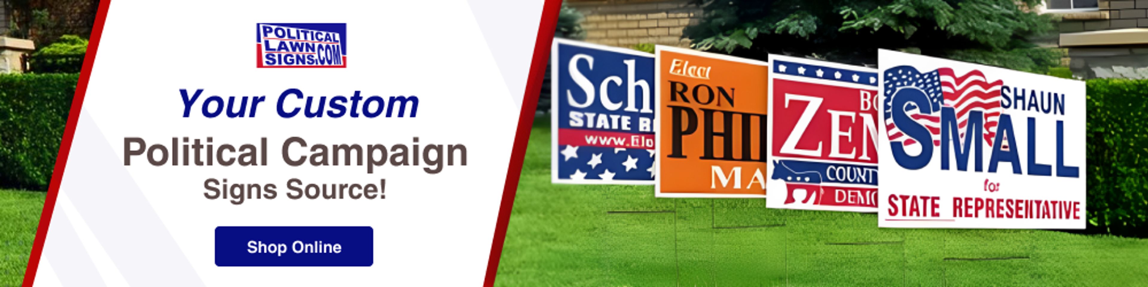 Cover photo of PoliticalLawnSigns.com