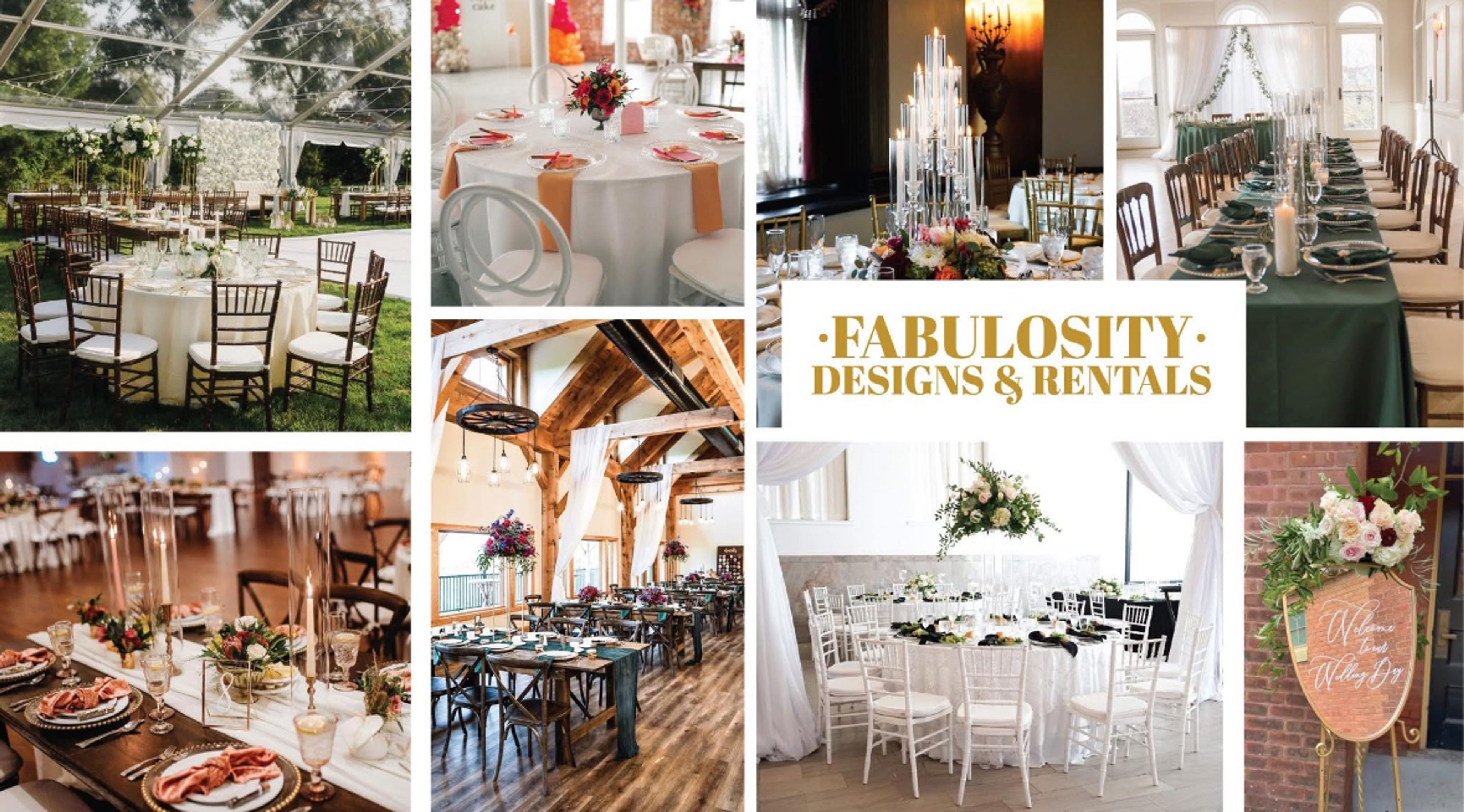 Cover photo of Fabulosity Designs & Rentals