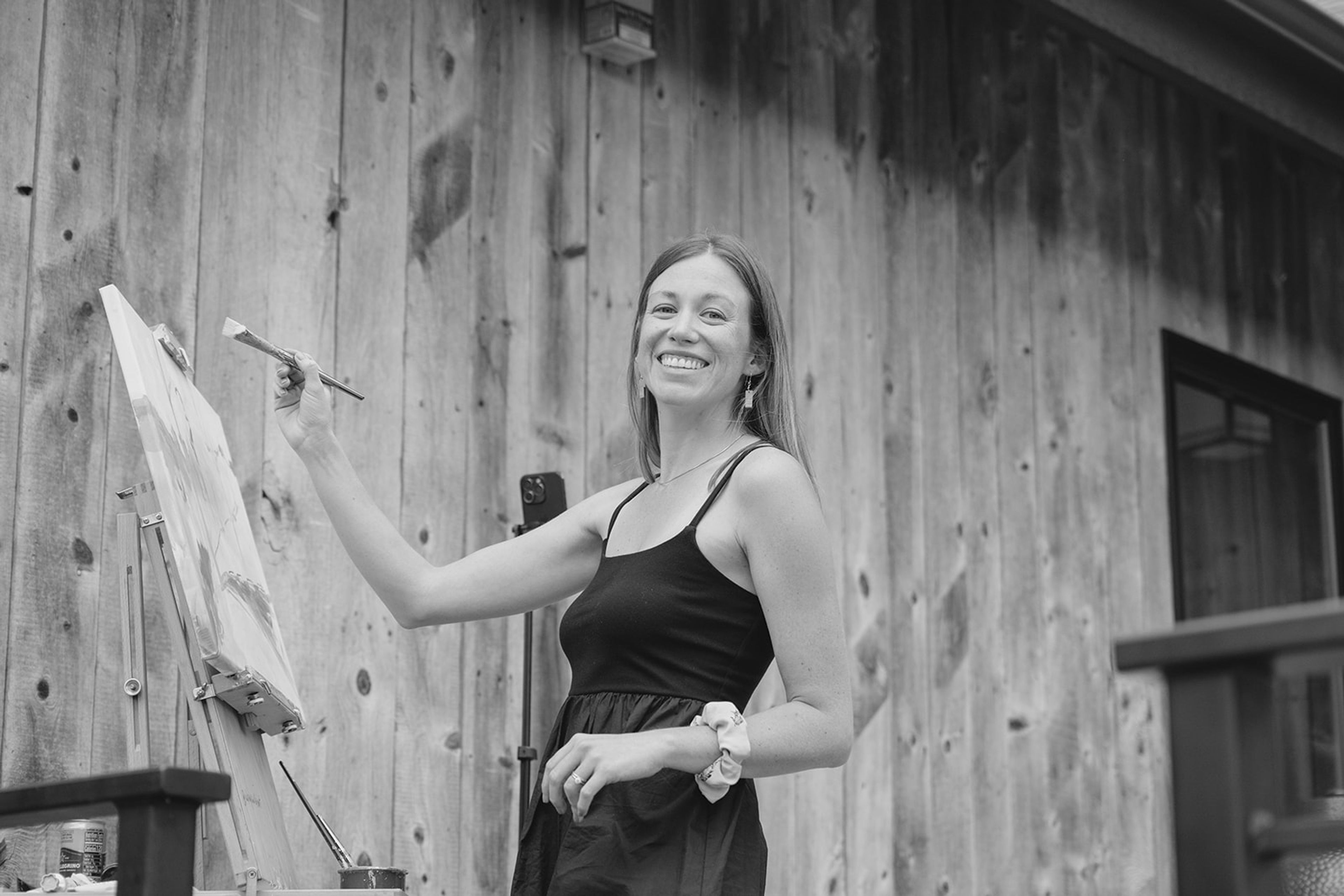 Cover photo of Live Painting by Artist Kelsey Shields