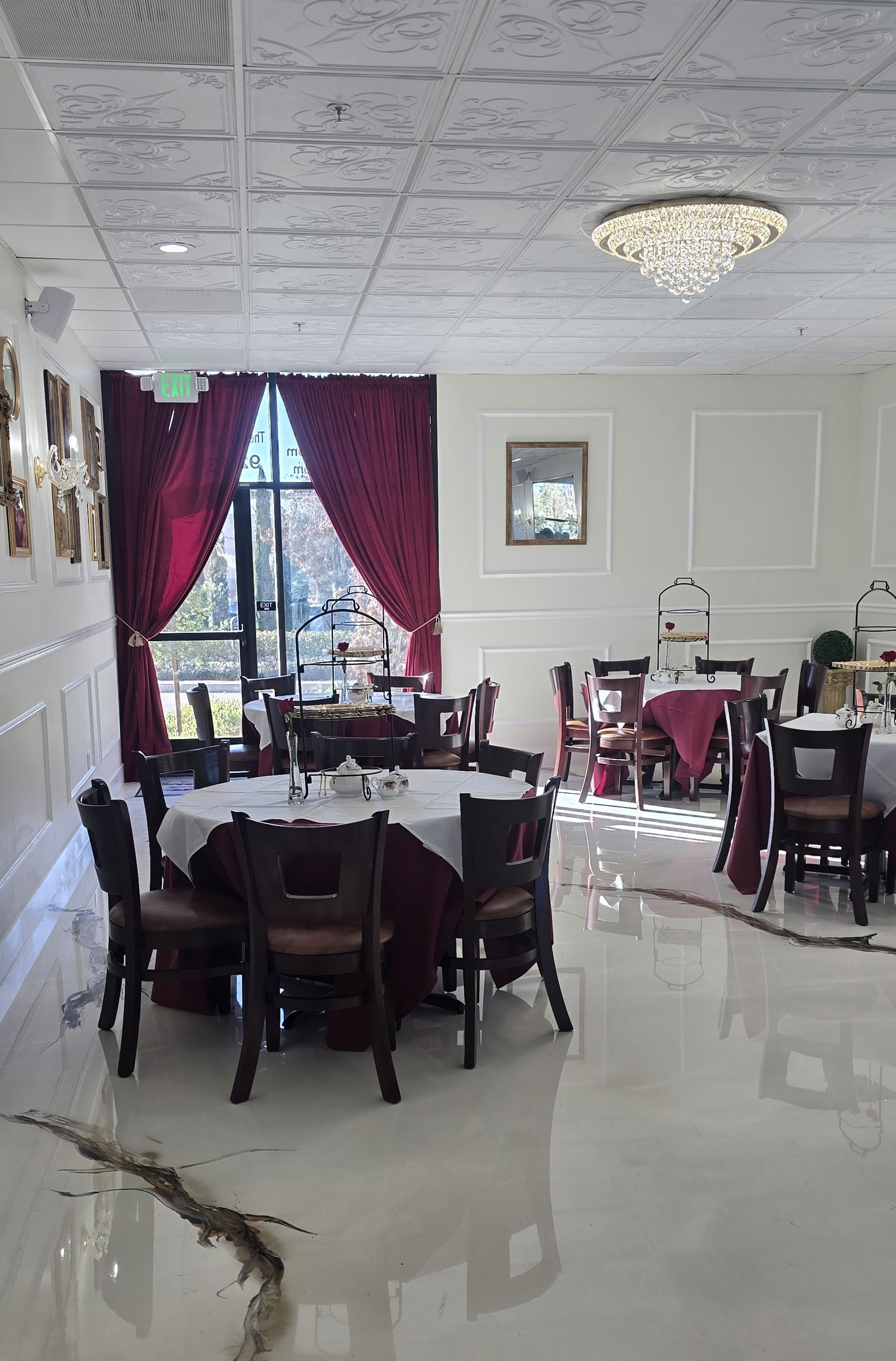 Cover photo of The Burgundy Rose Tearoom