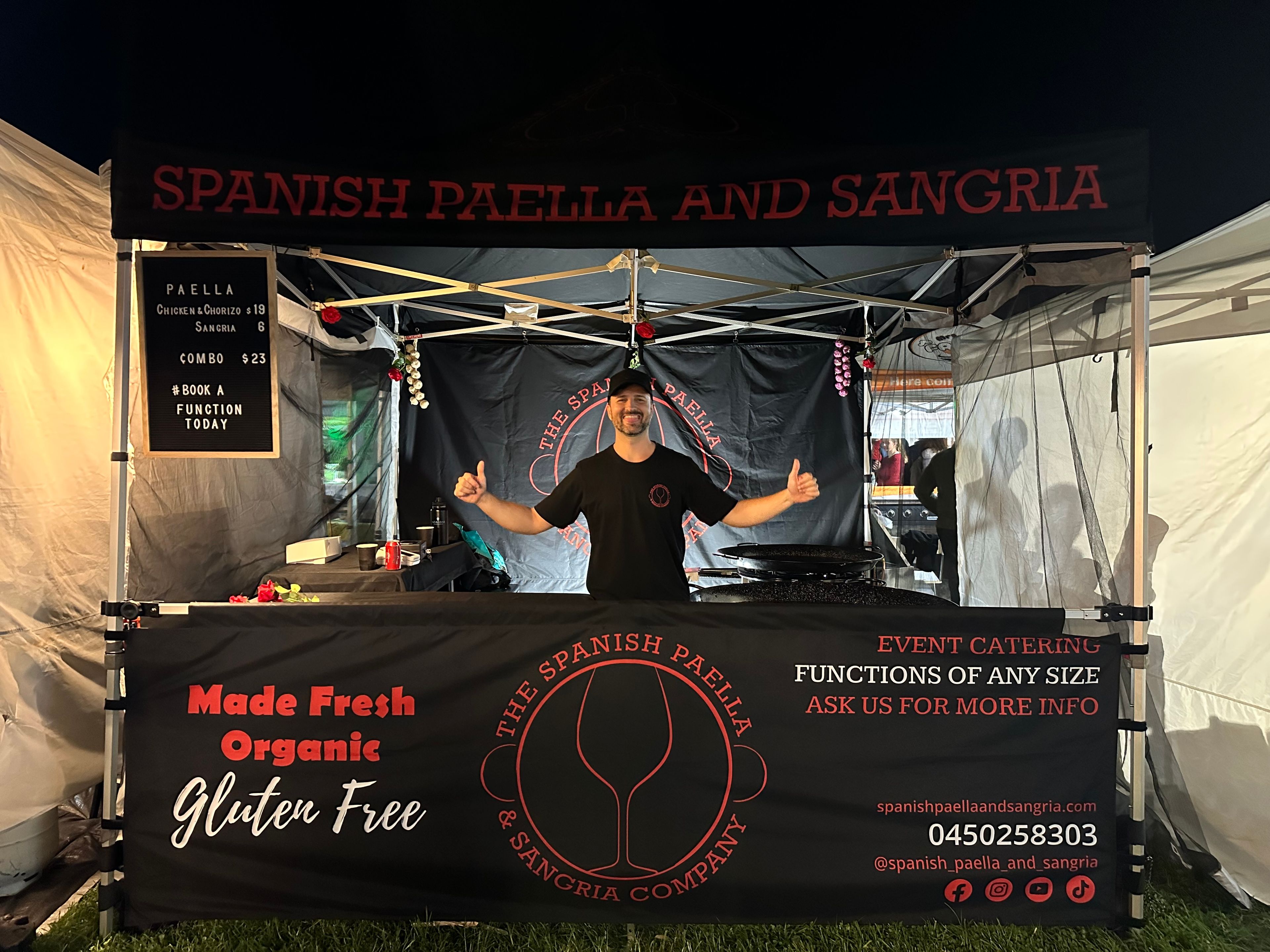 Cover photo of Spanish Paella and Sangria