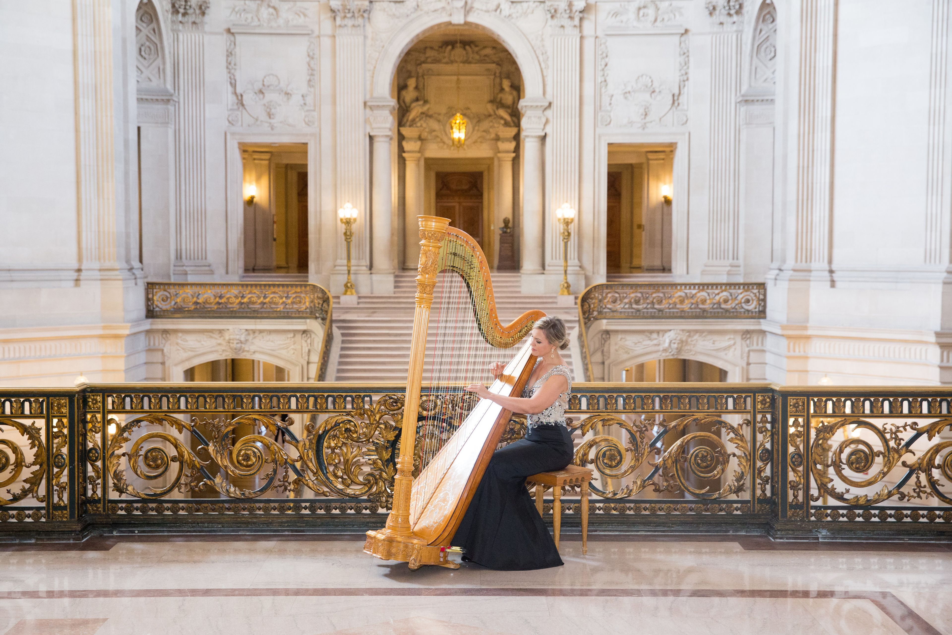 Cover photo of Krista Strader Harpist