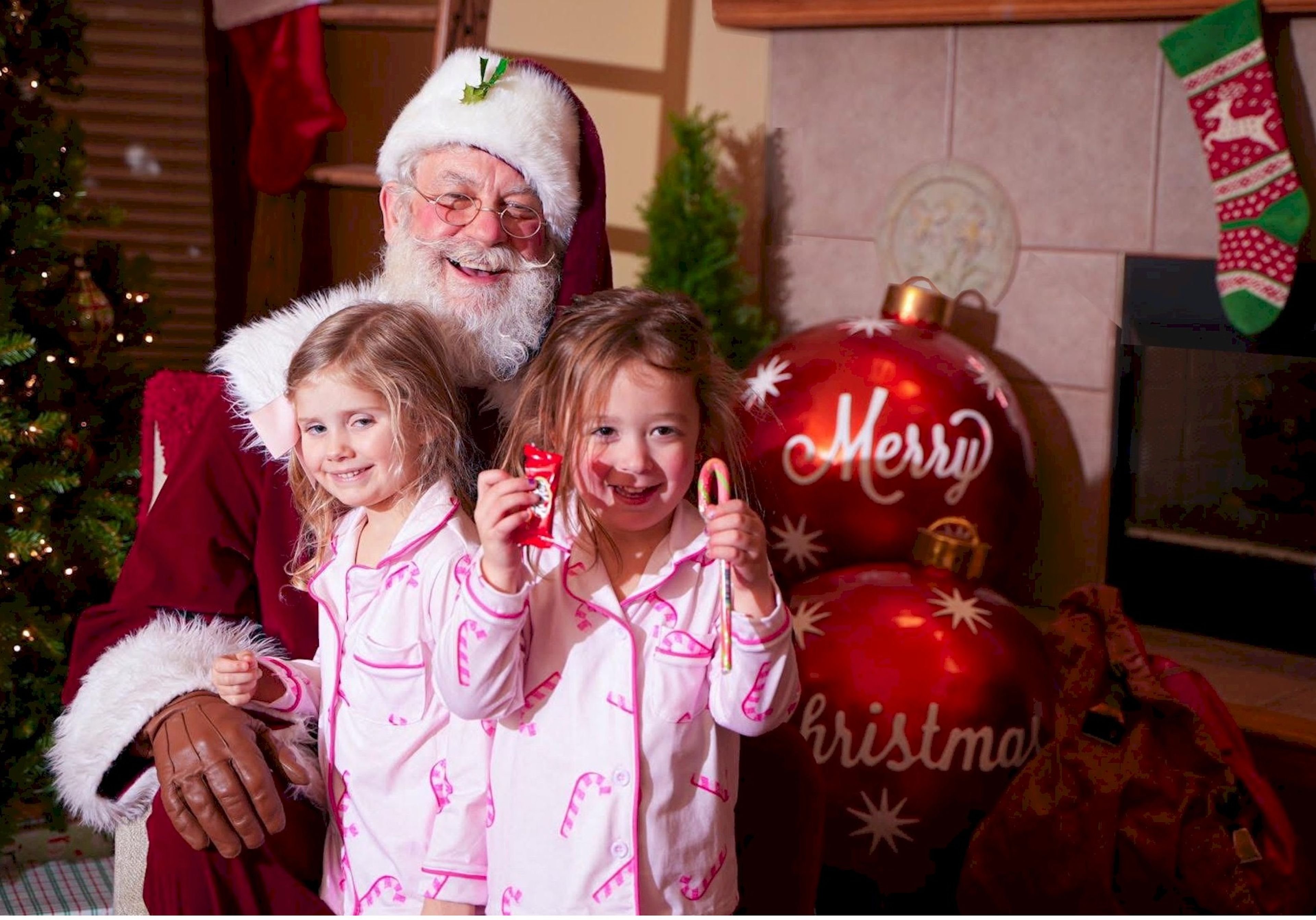Cover photo of There's Santa!