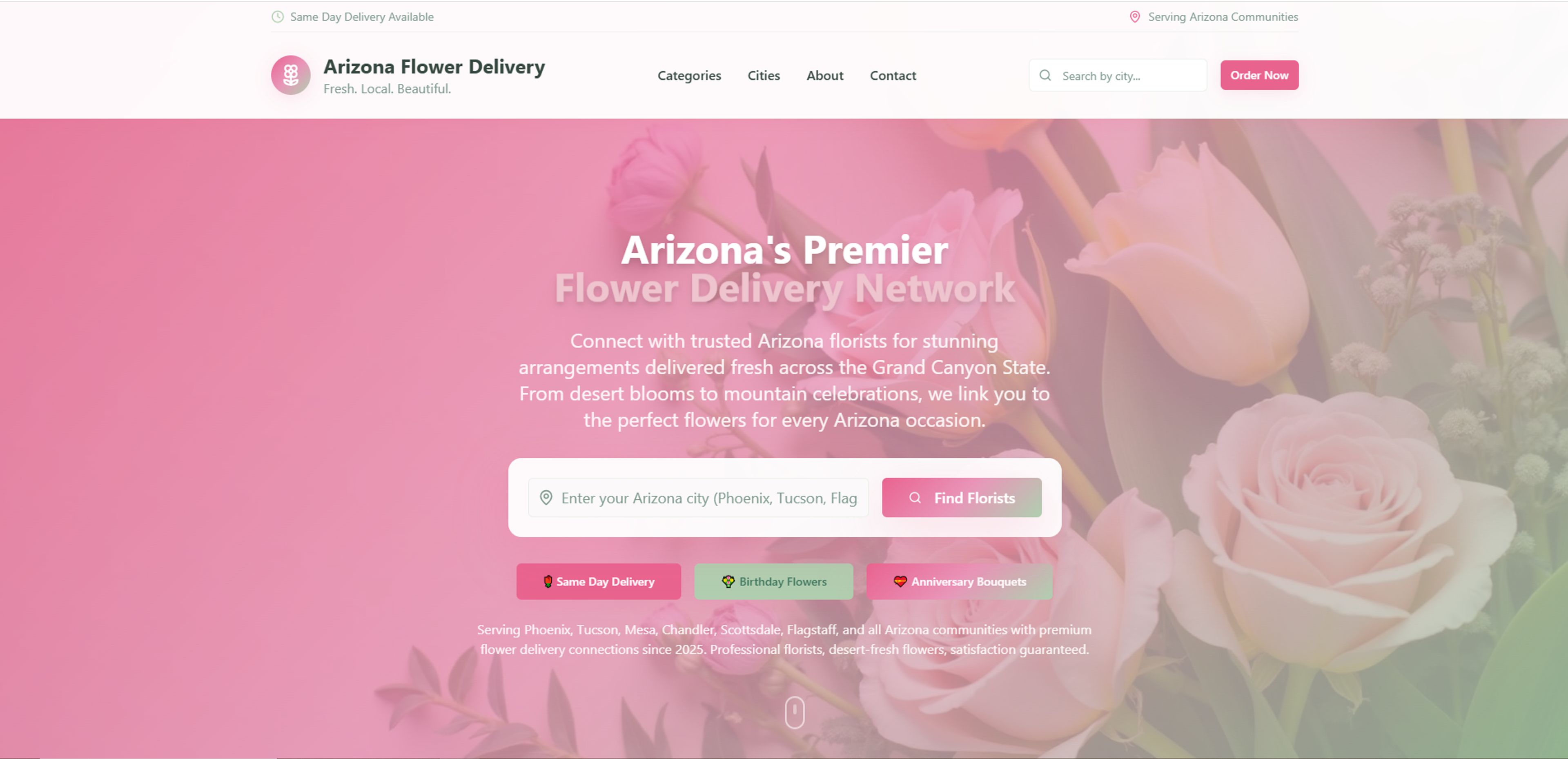 Cover photo of Arizona Flower Delivery