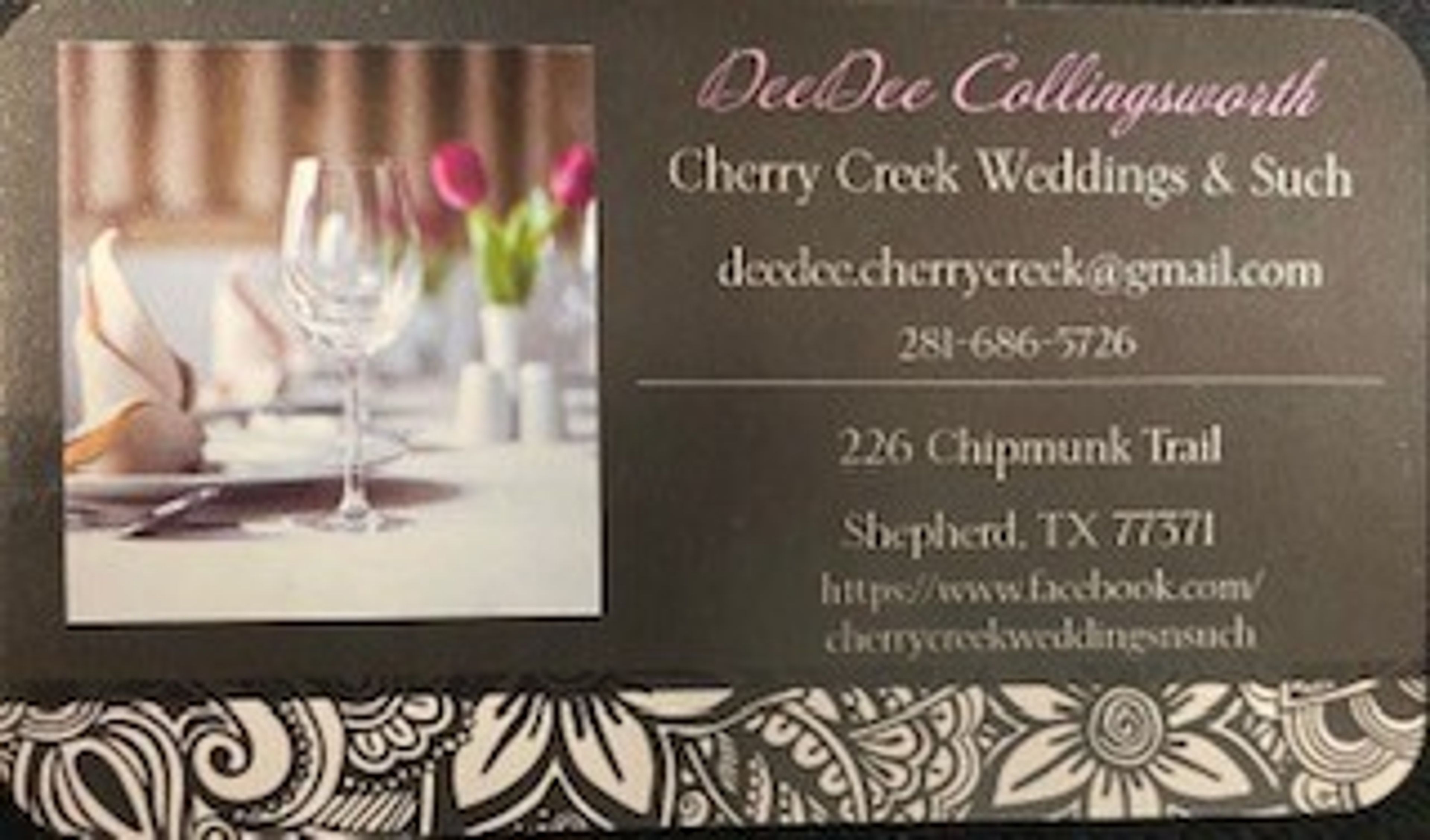 Cover photo of Cherry Creek Weddings & Such