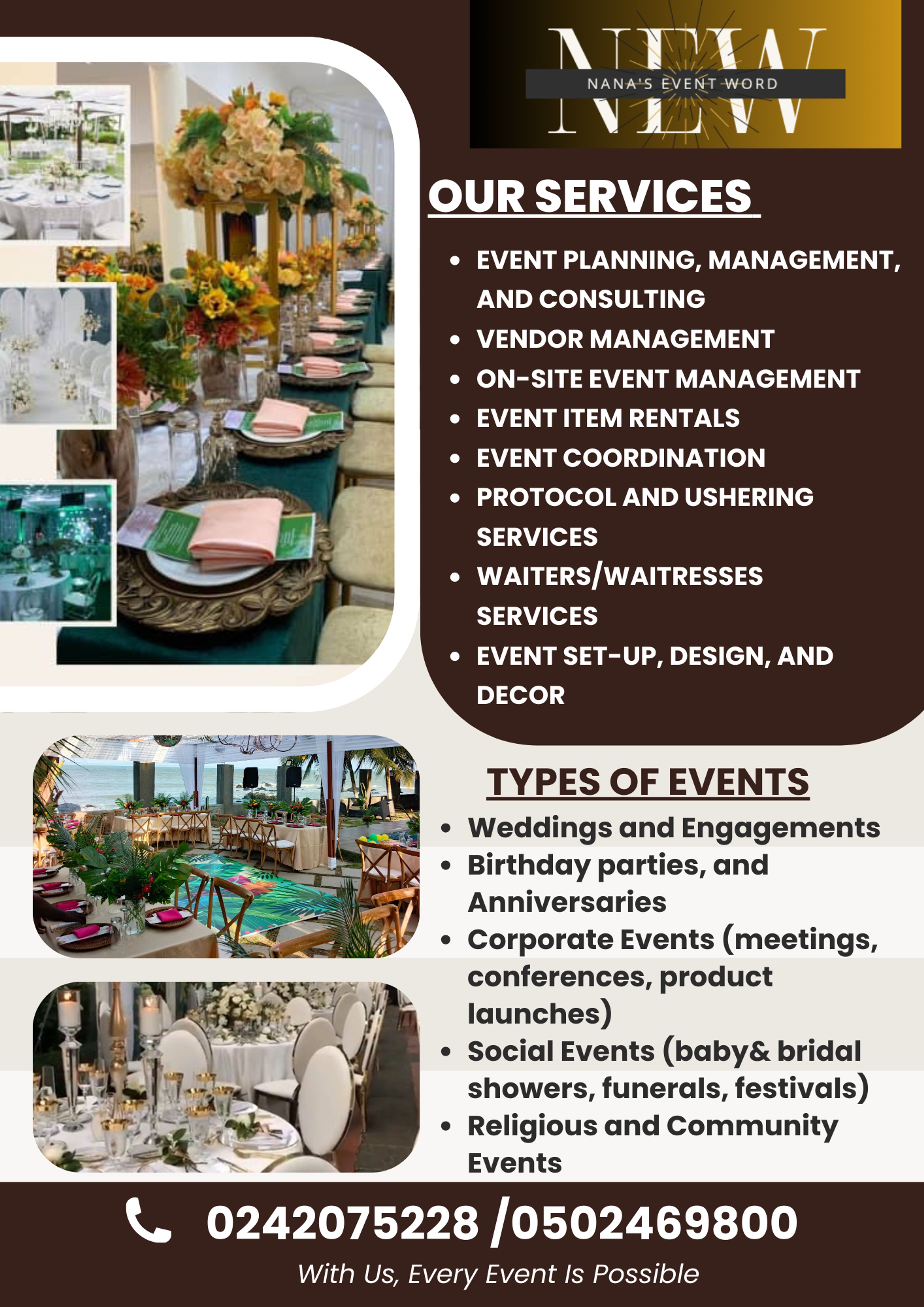 Cover photo of Nana's Event Word