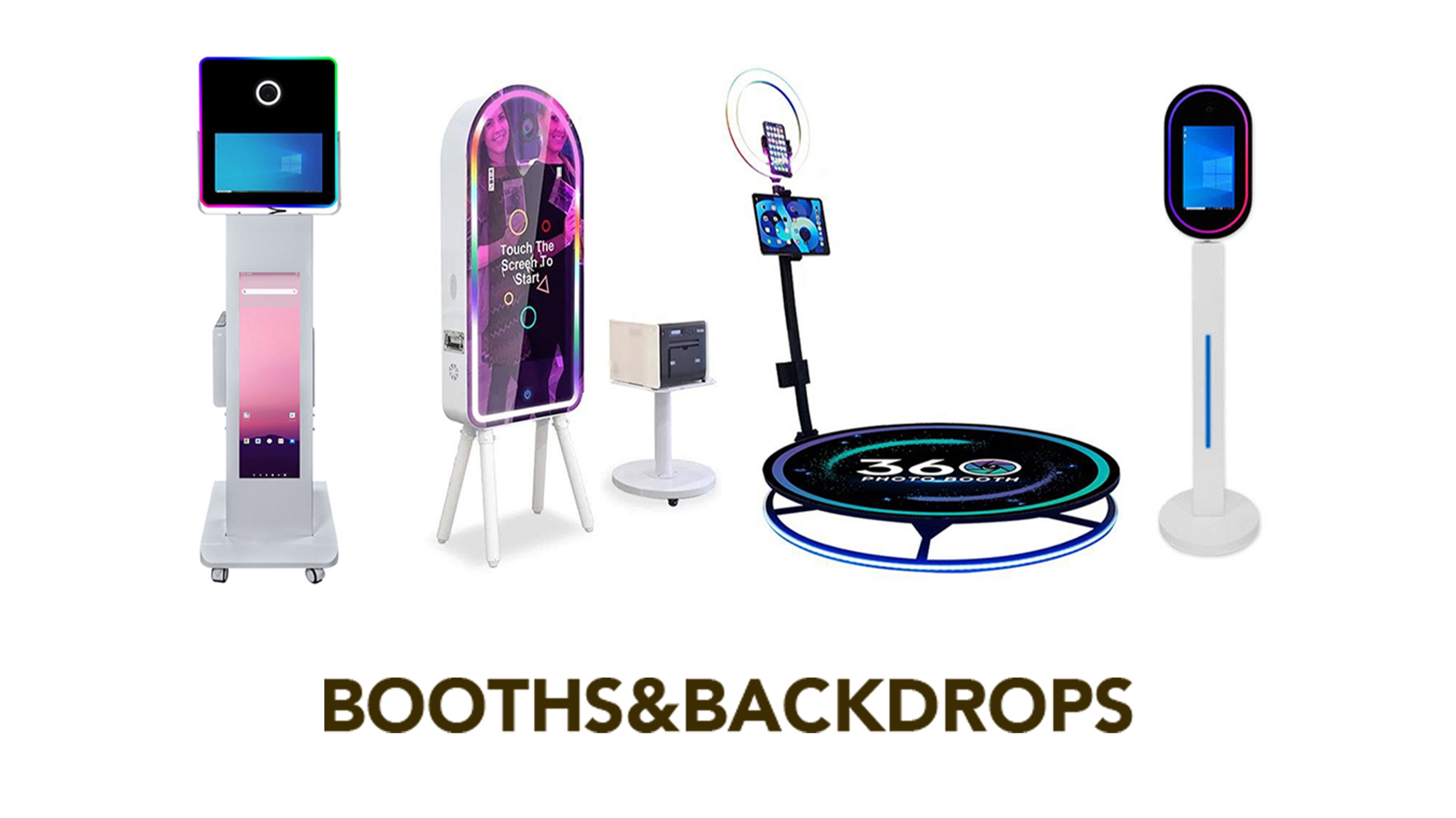 Cover photo of Booths & Backdrops