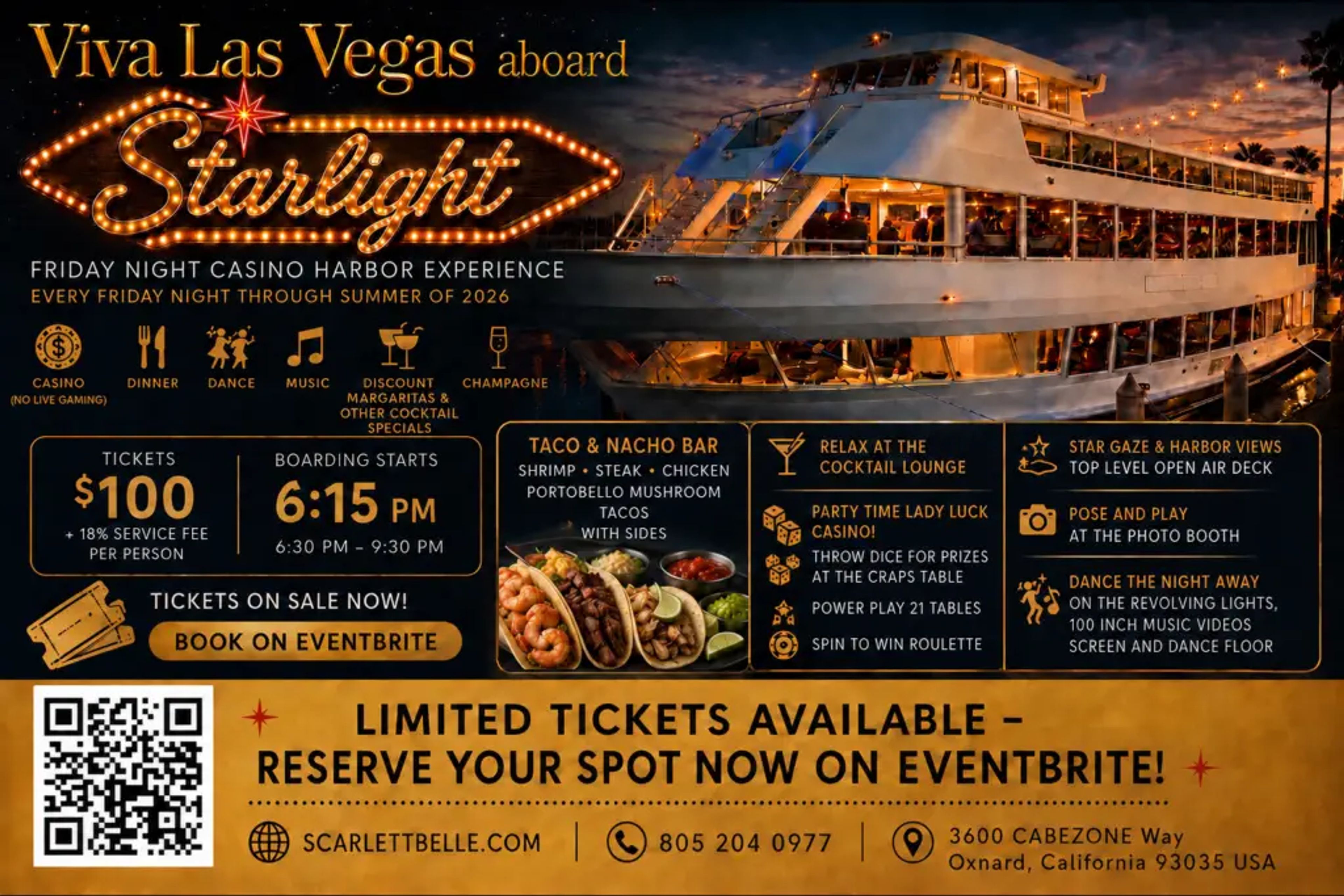 Featured photo from Scarlett Belle Riverboat