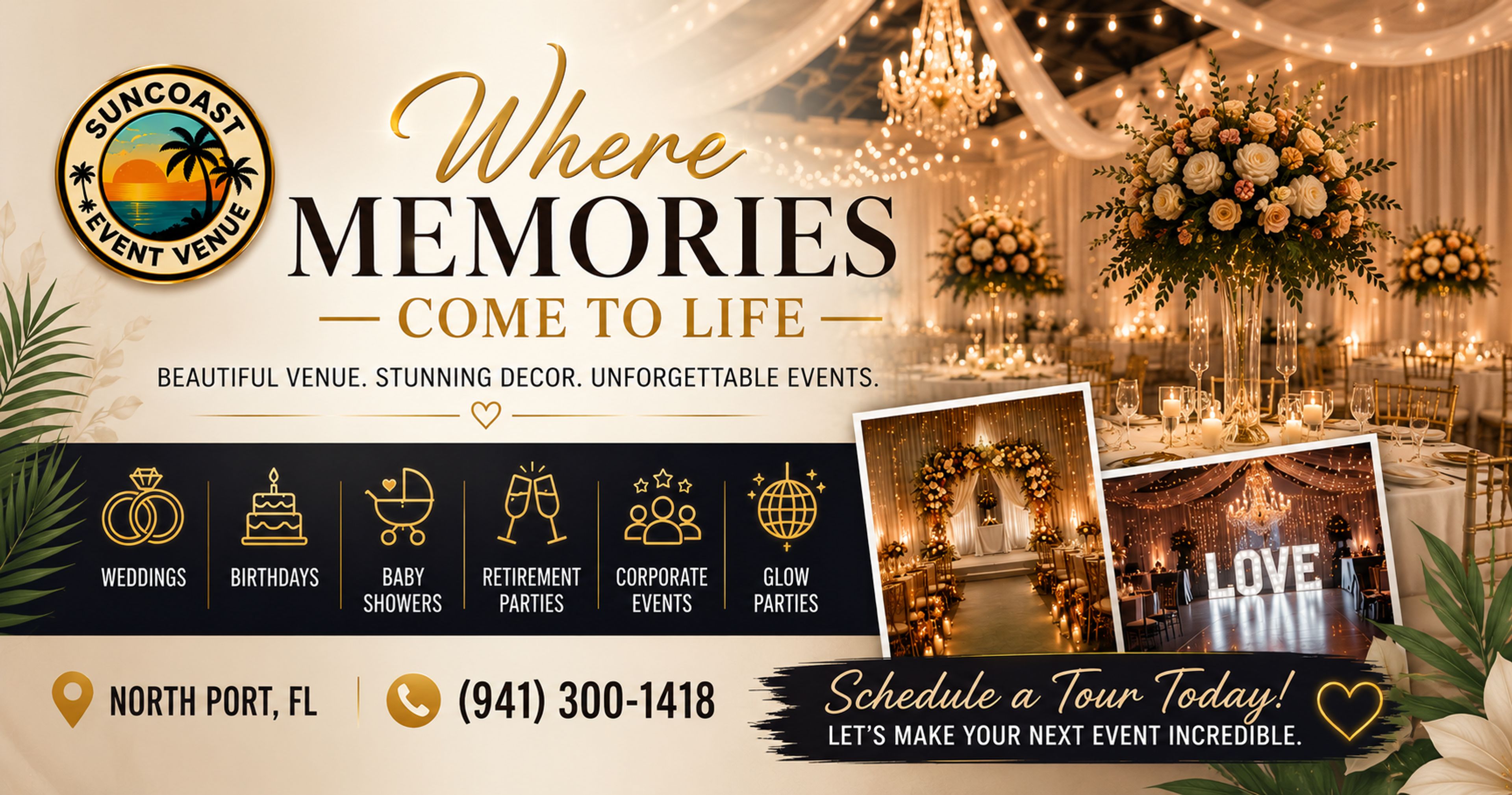 Featured photo from Suncoast Event Venue