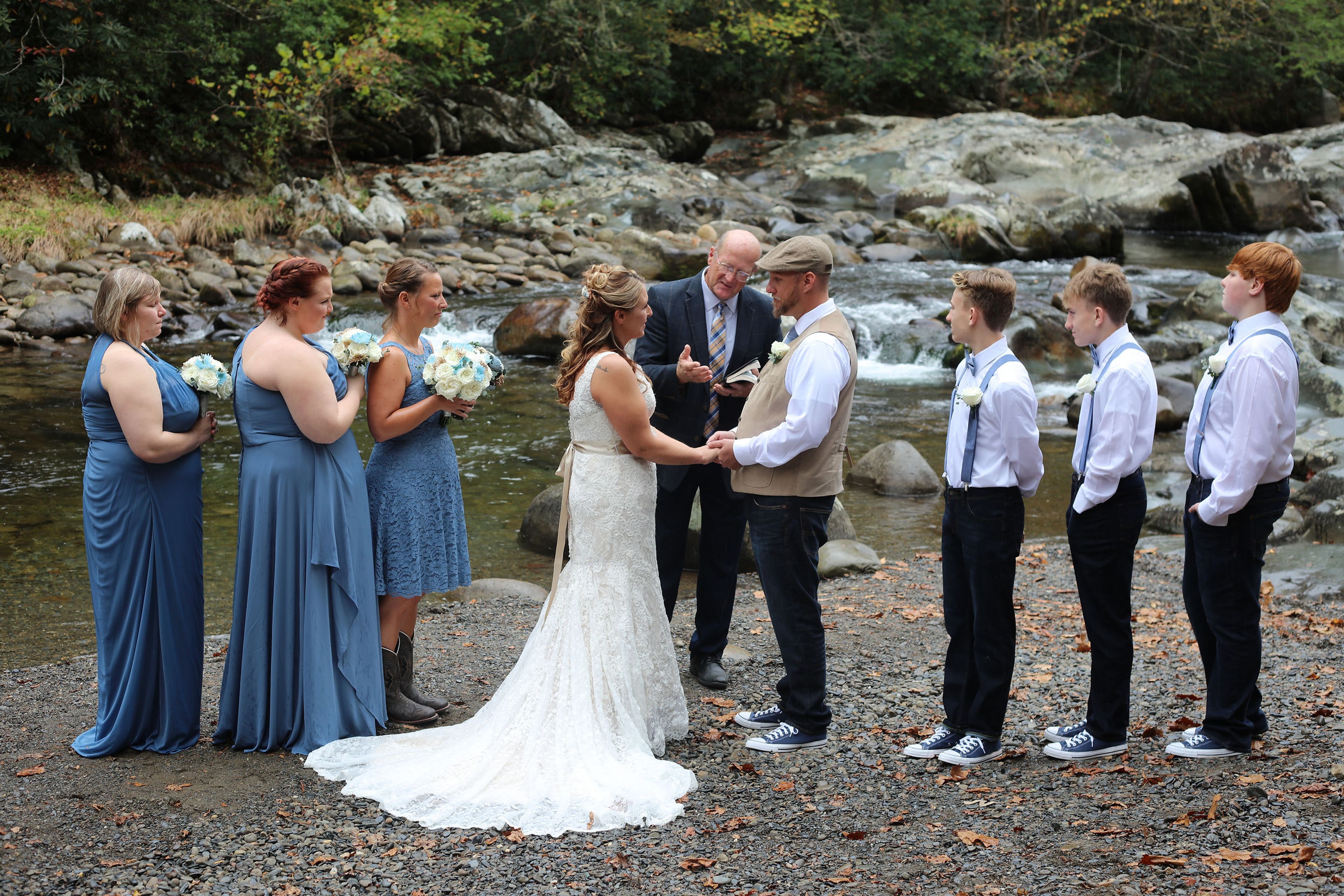 Featured photo from Above the Mist River Ceremony