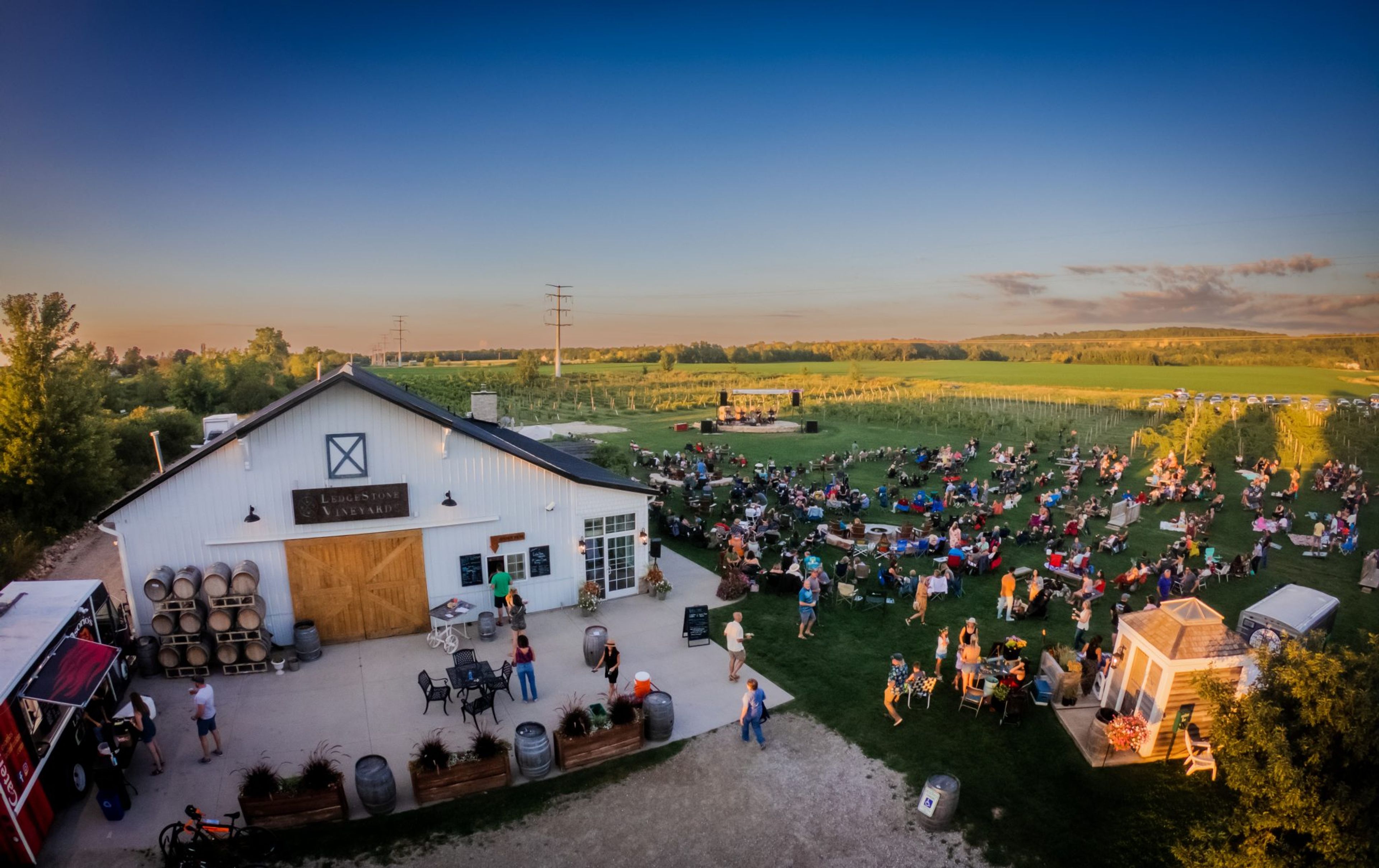Featured photo from LedgeStone Vineyards