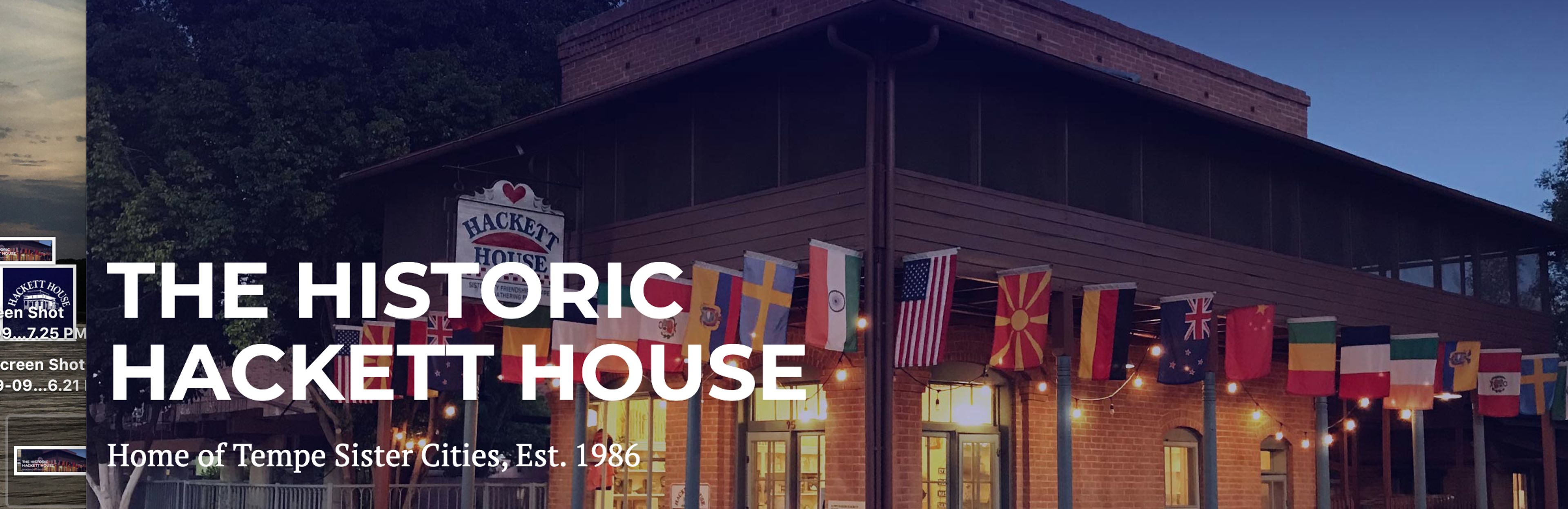 Cover photo of Hackett House