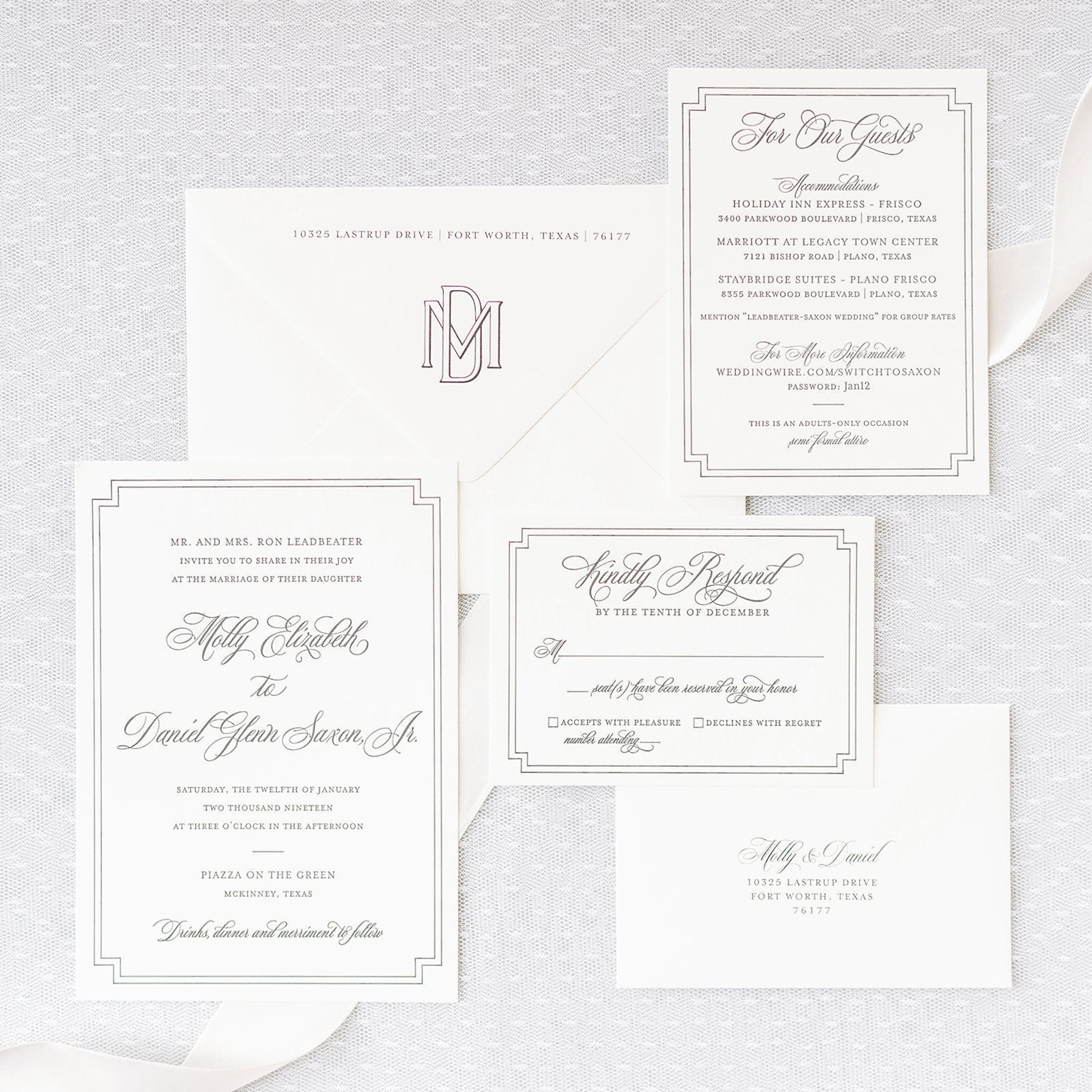 Cover photo of endash stationery + salutations