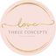 Logo for Love By Three Concepts