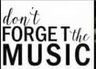 Logo for Don't Forget The Music