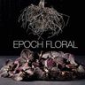 Logo for epoch. floral.