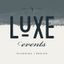 Logo for Luxe Events