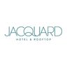 Logo for The Jacquard Hotel and Rooftop
