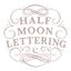 Logo for Half Moon Lettering
