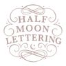 Logo for Half Moon Lettering
