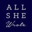 Logo for All She Wrote