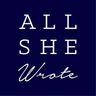 Logo for All She Wrote