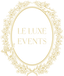 Logo for Le Luxe Events