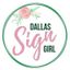 Logo for Dallas Sign Girl