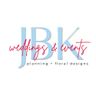 Logo for JBK Weddings and Events
