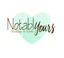 Logo for Notably Yours Events
