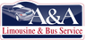 Logo for A&A Limousine & Bus Service Seattle