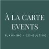 Logo for À La Carte Event Service & Consulting