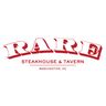 Logo for RARE Steakhouse & Tavern