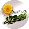 Logo for 3D Floral Design