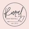 Logo for Rural 27 Event Rentals