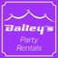 Logo for Bailey's Party Rentals