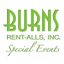 Logo for Burns Rent-Alls, Inc. Special Events