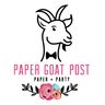 Logo for Paper Goat Post