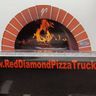 Logo for Red Diamond Pizza Truck