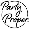 Logo for Proper Party Productions