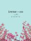 Logo for Irene and Co Events