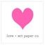 Logo for Love & Wit Paper Co.