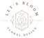 Logo for Let's Bloom Designs