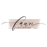 Logo for Fawn Lettering