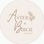 Logo for Aster + Birch Weddings