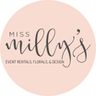 Logo for Miss Milly's Event Rentals, Florals, & Design