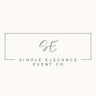 Logo for simple elegance event co.