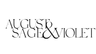 Logo for August Sage and Violet