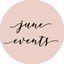 Logo for June Events