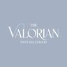 Logo for The Valorian Hotel, Curio Collection by Hilton